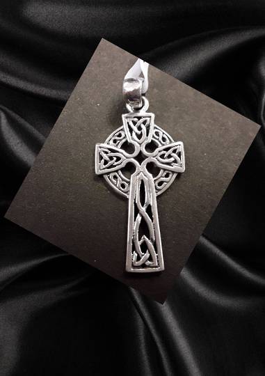 Medium Sterling Silver Celtic Cross